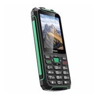EVOLVEO StrongPhone W4, vodotěsný odolný Dual SIM telefon, černo-zelená