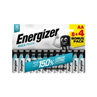Energizer LR6/12 Max Plus AA 8+4 zdarma
