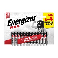 Energizer LR03/12 Max AAA 8+4 zdarma