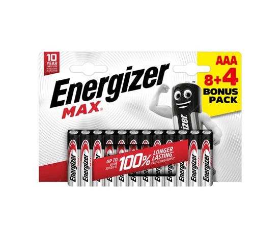 Energizer LR03/12 Max AAA 8+4 zdarma