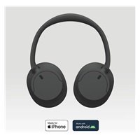 Sony bezdrátová sluchátka WH-CH720N, EU, černá