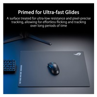 ASUS podložka pod myš ROG Moonstone ACE (vel. L / Black), sklo