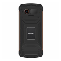 EVOLVEO StrongPhone Z6, vodotěsný odolný Dual SIM telefon, černo-oranžová