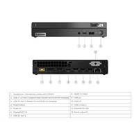 LENOVO PC  ThinkCentre neo 50q Gen4 Tiny - i5-13420H,16GB,512SSD,DP,HDMI,Int. Intel UHD,čierna,Bez OS,3Y Onsite