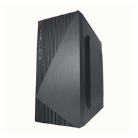 VeinX case Crown CR18A Mid Tower, bez zdroje, 1x USB3.0, 2x USB2.0, černá