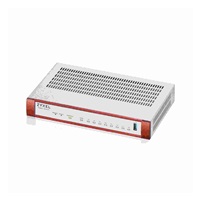 Zyxel USG FLEX100HP Series, 7 Gigabit user-definable ports, 1*1G PoE+, 1*USB (device only)