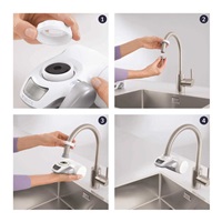 Brita OnTap vodní filtrační systém, kohoutkový filtr, 600 l, měření spotřeby, digitální displej, 3 nastavení