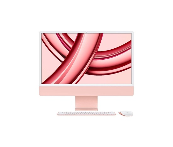 APPLE 24-inch iMac with Retina 4.5K display: M3 chip with 8-core CPU and 10-core GPU, 256GB SSD - Pink