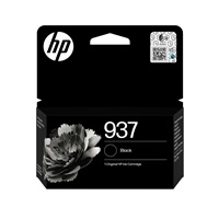 HP 937 Black Original Ink Cartridge (1,250 pages)