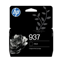 HP 937 Black Original Ink Cartridge (1,250 pages)