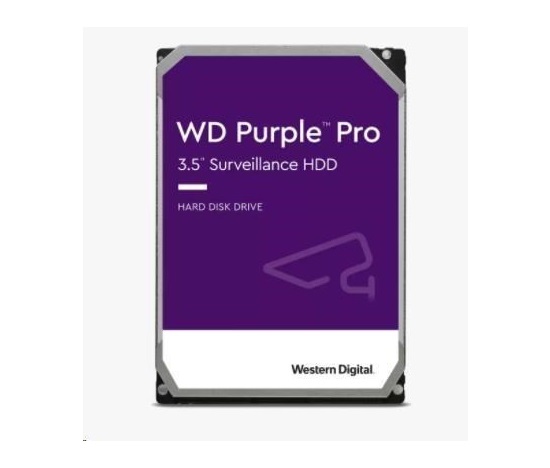 WD PURPLE PRO WD142PURP 14TB, SATA III 3.5", 512MB 7200RPM, 255MB/s, CMR