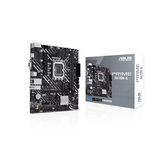 ASUS MB Sc LGA1700 PRIME H610M-K DDR5, Intel H610, 2xDDR5, 1xHDMI, 1xVGA, mATX