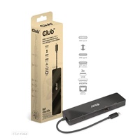 Club 3D Dokovací stanice USB-C 6v1, 1xHDMI, 1xUSB-C PD 100W, 2x USB, 1xRJ45, černá