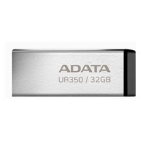 ADATA Flash Disk 32GB UR350, USB 3.2 Dash Drive, kov černá
