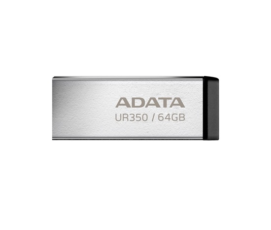 ADATA Flash Disk 64GB UR350, USB 3.2 Dash Drive, kov černá