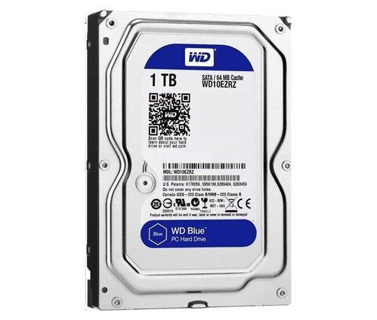 WD BLUE WD10EARZ 1TB, SATA III 3.5", 64MB 5400RPM, 150MB/s, CMR