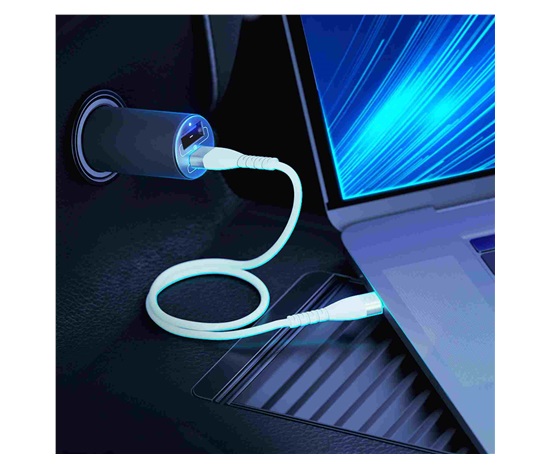 3mk nabíječka do auta - Hyper Car Charger 100W, 1x USB + 1x USB-C (PD)