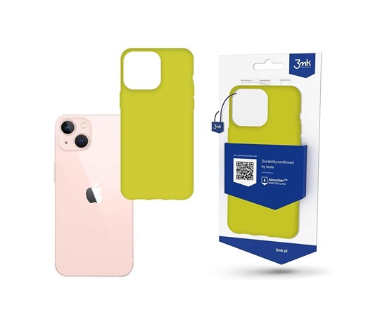 3mk ochranný kryt Matt Case pro Apple iPhone 14, Lime