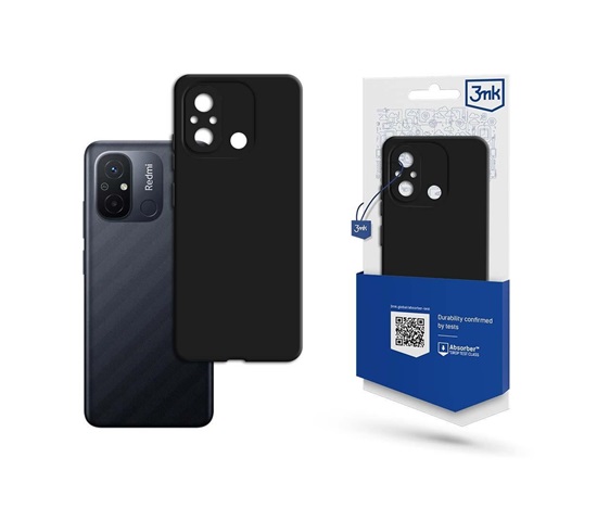 3mk Matt Case pro Xiaomi Redmi 12C, černá