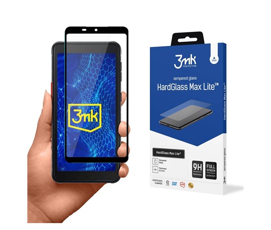 3mk HardGlass Max Lite Black pro Samsung XCover 5 (SM-G525)