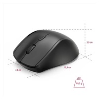 Hama bezdrátová optická myš pro leváky Riano, černá