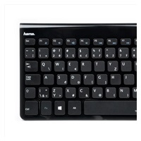 Hama set bezdrátové klávesnice a myši Trento, černý