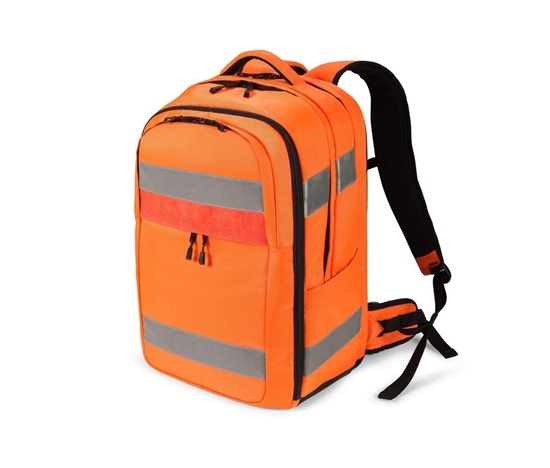 DICOTA Backpack HI-VIS 32-38 litre orange