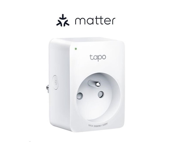 TP-Link Tapo P110M chytrá WiFi mini zásuvka (3680W,16A,2,4 GHz,BT,Matter certified)