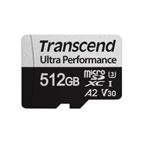 TRANSCEND MicroSDXC karta 512GB 340S, UHS-I U3 A2 Ultra Performace 160/125 MB/s