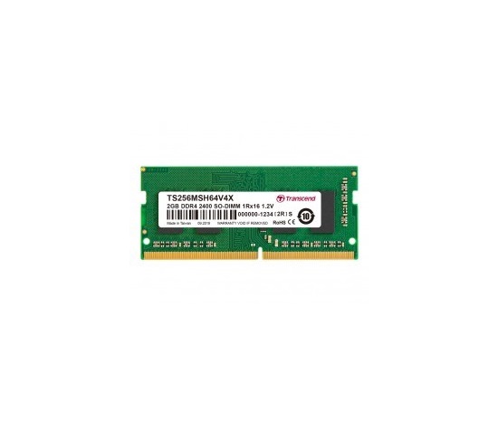 TRANSCEND SODIMM DDR4 2GB 2400MHz 1Rx16 CL17