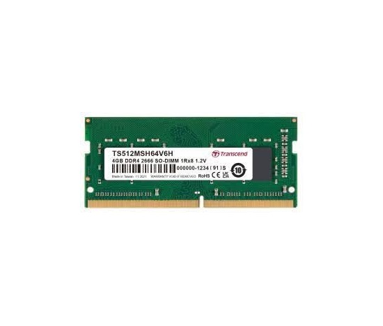TRANSCEND SODIMM DDR4 4GB 2666MHz 1Rx8 CL19