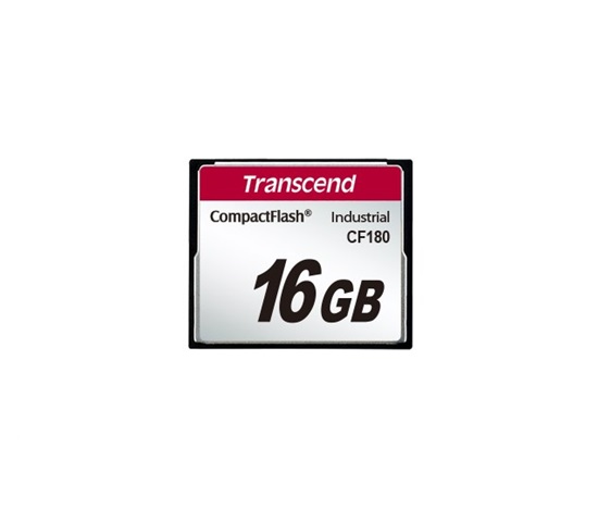 BULK - TRANSCEND CompactFlash Card CF180I, 1GB, SLC mode WD-15, Wide Temp. BULK