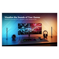 BAZAR - Govee Smart Gaming Light Bars black - Poškozený obal (Komplet)