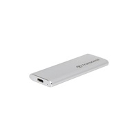 TRANSCEND Externí SSD ESD260C 250GB, USB 3.1 GEN 2, Typ-C, stříbrná
