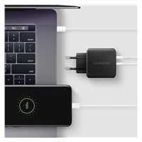 AXAGON ACU-PQ45 GaN ładowarka sieciowa 45W, 2x port (USB-A + USB-C), PD3.0/PPS/QC4+/SFC 2.0/AFC/Apple
