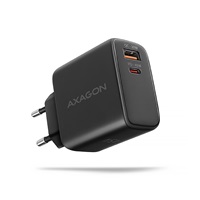 AXAGON ACU-PQ45 GaN ładowarka sieciowa 45W, 2x port (USB-A + USB-C), PD3.0/PPS/QC4+/SFC 2.0/AFC/Apple