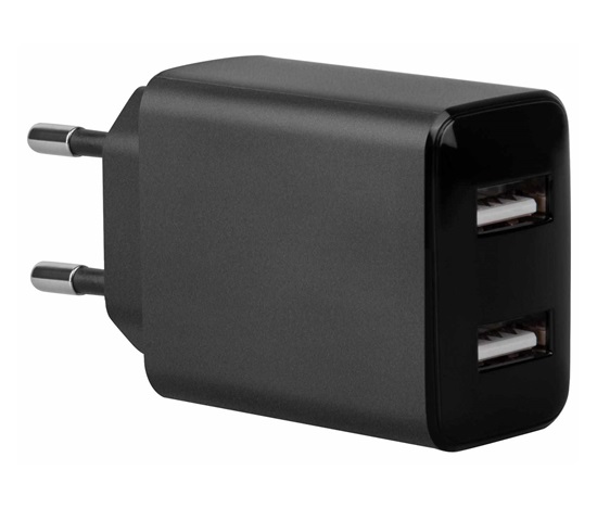 AVACOM HomeNOW 2 síťová nabíječka 5V 3,4A 17W se dvěma USB-A výstupy