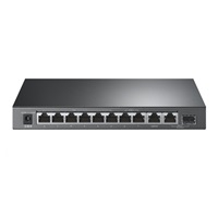 TP-Link CCTV switch TL-SG1210PP (9xGbE,1xGbE/SFP combo uplink, 1xGbE uplink, 6xPoE+,2xPoE++,123W, fanless)