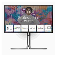 AOC MT IPS LCD WLED 27" U27U3CV - IPS nano color, 3840x2160, HDMI, DP, USB-C, USB 3.2, RJ45, pivot, repro