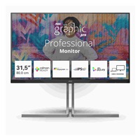 AOC MT VA LCD WLED 31,5" U32U3CV - IPS nano color, 3840x2160, HDMI, DP, USB-C, USB 3.2, RJ45, pivot, repro