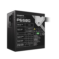 GIGABYTE zdroj P650G, 650W, 80Plus GOLD, 120 mm
