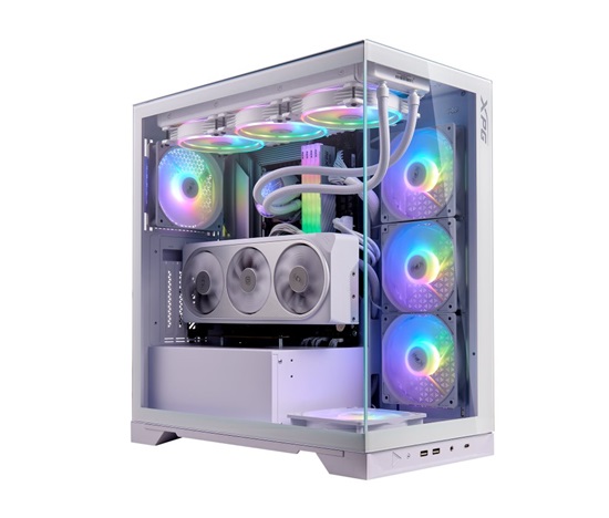 ADATA XPG case INVADER X Mid-Tower, bez zdroje, 5x 120mm Fan, Bílá