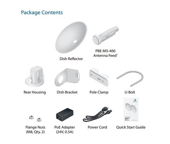 UBNT PowerBeam M5 400, PBE-M5-400