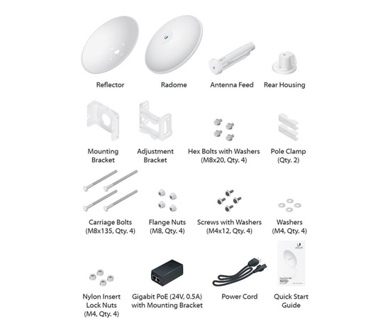 UBNT PowerBeam5 AC 500, PBE-5AC-500