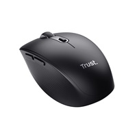 TRUST Myš OZAA, Bezdrátová, černá