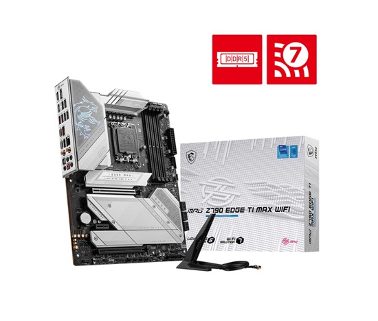 MSI MB Sc LGA1700 MPG Z790 EDGE TI MAX WIFI, Intel Z790, 4xDDR5, 1xDP, 1x HDMI, ATX