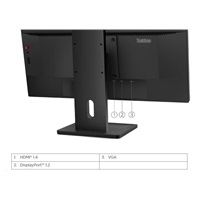 LENOVO LCD E24-30 - 23.8”,IPS,matný,16:9,1920x1080,100Hz,178/178,4/6ms,250cd/m2,1300:1,repro,VGA,HDMI,DP,VESA