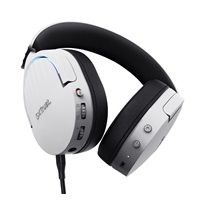 TRUST Herní sluchátka GXT 491 FAYZO, Bezdrátová, USB, bílá