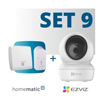 Homematic IP  Sada Kontrola přístupu s kamerou Ezviz - HmIP-SET9