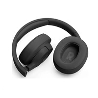 JBL Tune 720BT Black bezdrátová sluchátka přes uši, Bluetooth 5.3, až 76 hodin a rychlé dobití, černá
